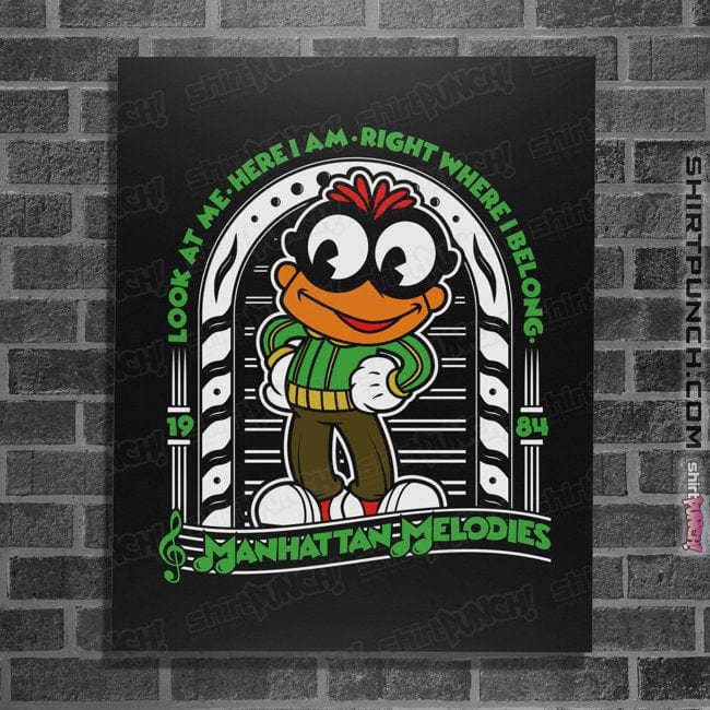 Shirts Posters / 4"x6" / Black Scooter Melodies