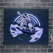 Load image into Gallery viewer, Daily_Deal_Shirts Posters / 4&quot;x6&quot; / Navy Steven and Khonshu
