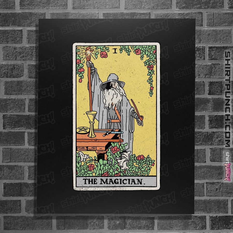 Shirts Posters / 4"x6" / Black The Magician