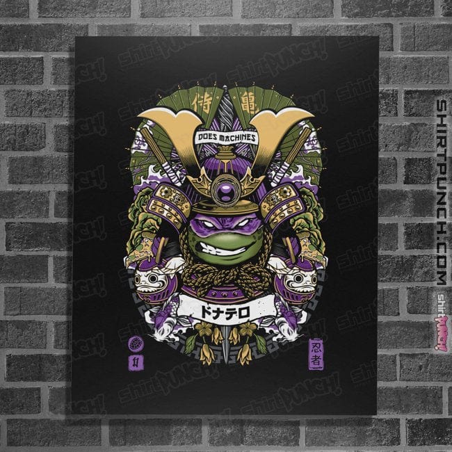 Daily_Deal_Shirts Posters / 4"x6" / Black Samurai Donnie
