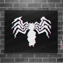 Load image into Gallery viewer, Shirts Posters / 4&quot;x6&quot; / Black Glitch Symbiote
