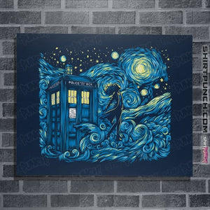 Daily_Deal_Shirts Posters / 4"x6" / Navy Dreams Of Time And Space
