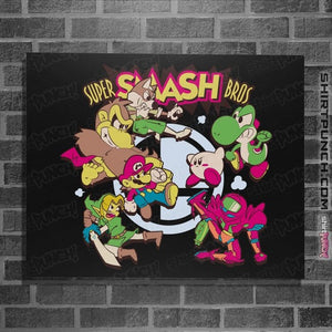 Secret_Shirts Posters / 4"x6" / Black The Smash Team