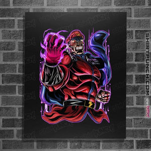 Daily_Deal_Shirts Posters / 4"x6" / Black Bison Fighter