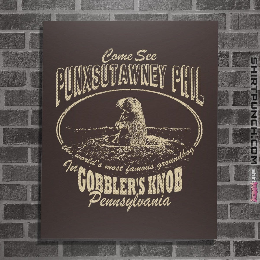 Shirts Posters / 4"x6" / Dark Chocolate Gobbler's Knob