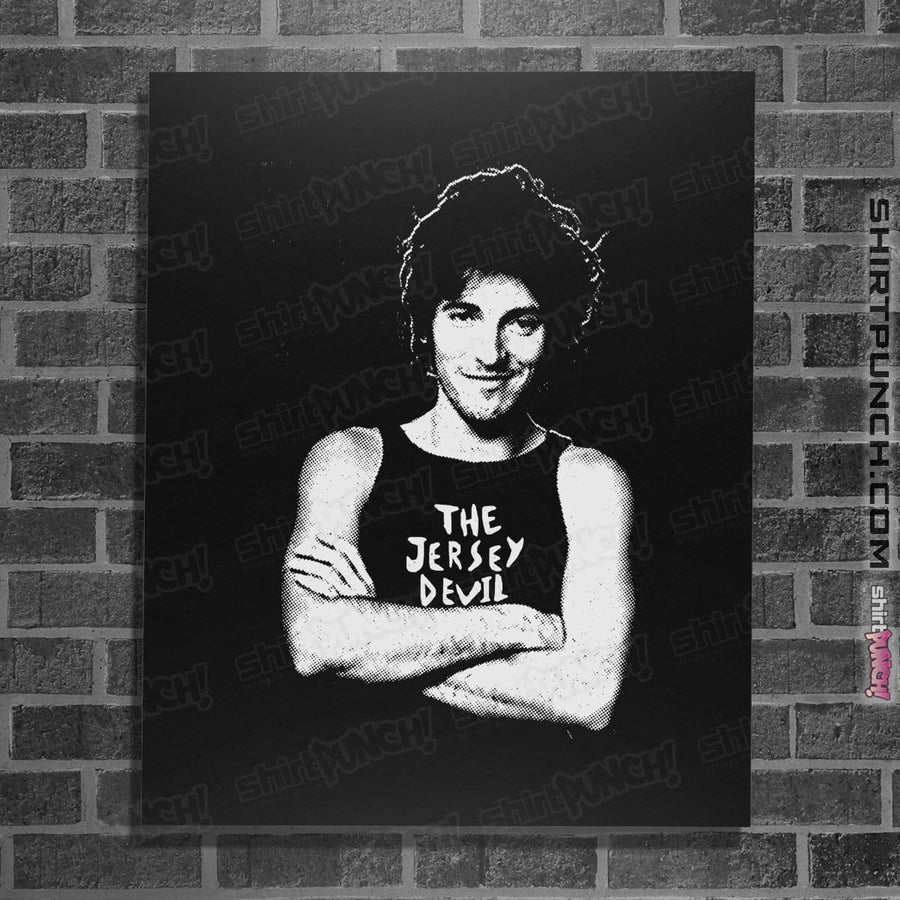 Shirts Posters / 4"x6" / Black Jersey Devil