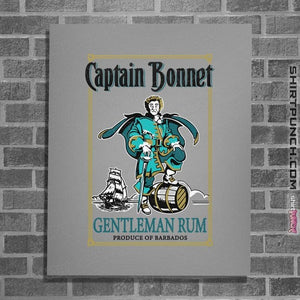 Daily_Deal_Shirts Posters / 4"x6" / Sports Grey Captain Bonnet Rum
