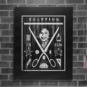 Shirts Posters / 4"x6" / Black Crafting is Fun