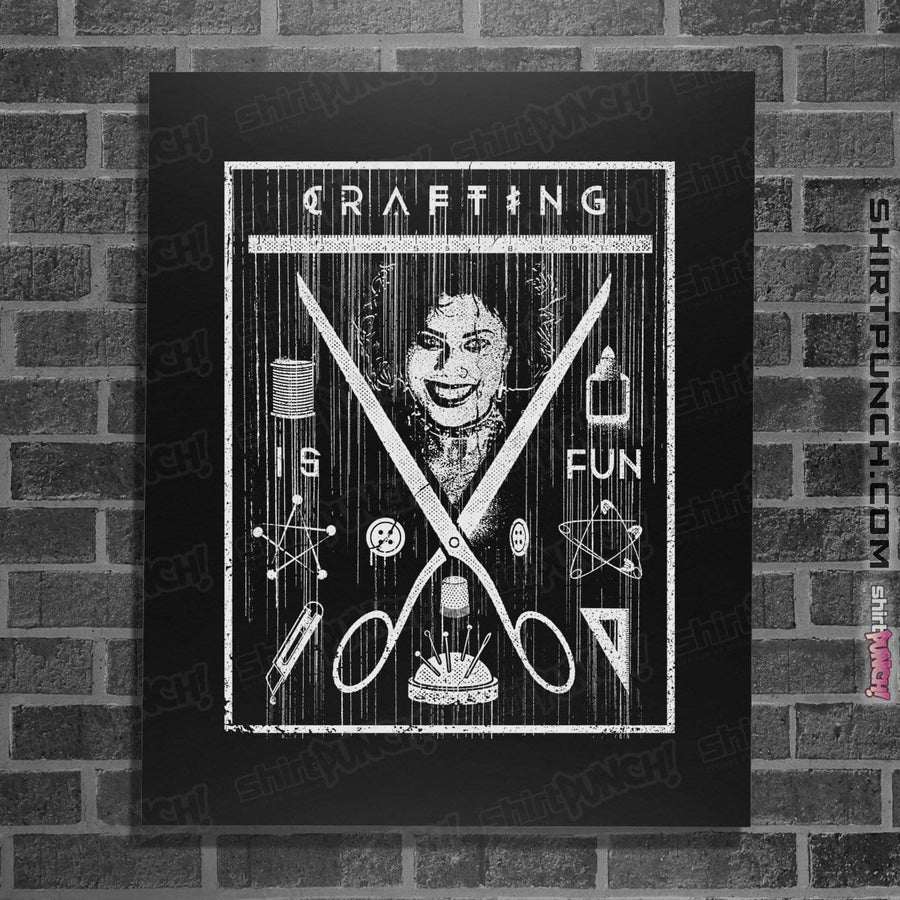 Shirts Posters / 4"x6" / Black Crafting is Fun