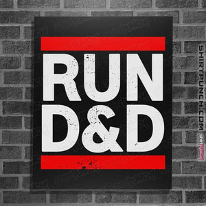 Shirts Posters / 4"x6" / Black Run D&D