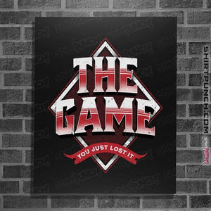 Secret_Shirts Posters / 4"x6" / Black The Game