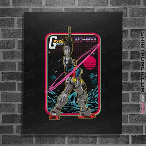 Daily_Deal_Shirts Posters / 4"x6" / Black RX-78-2 Gundam