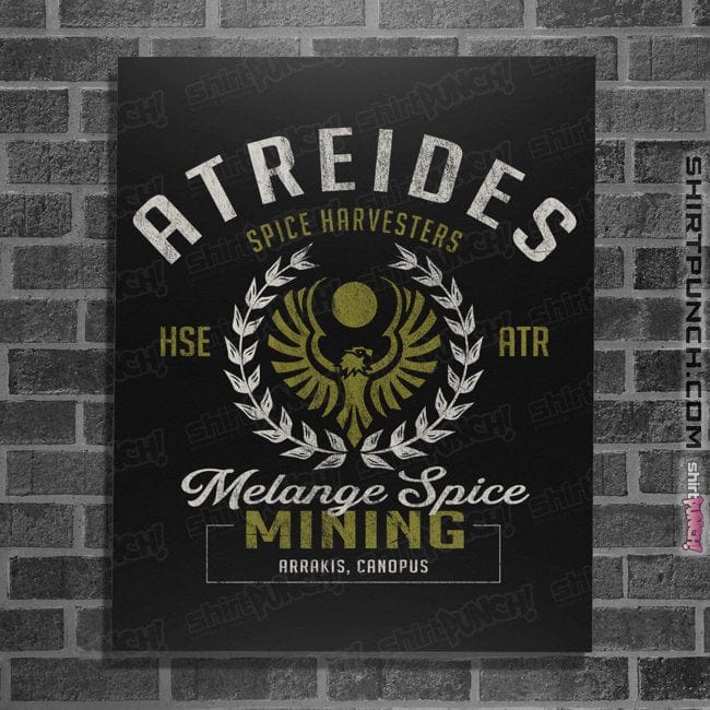 Daily_Deal_Shirts Posters / 4"x6" / Black Atreides Melange Spice