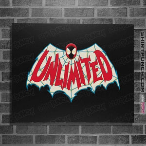 Secret_Shirts Posters / 4"x6" / Black Unlimited Spider