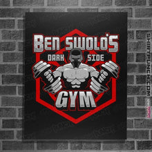 Load image into Gallery viewer, Shirts Posters / 4&quot;x6&quot; / Black Ben Swolo&#39;s Gym

