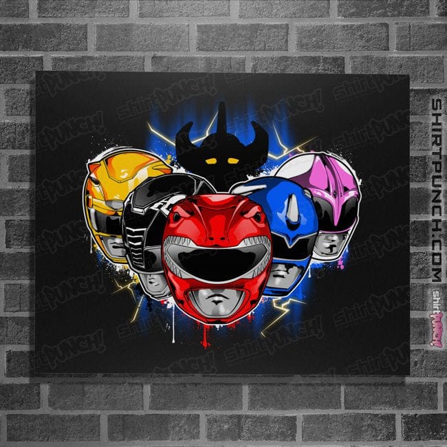 Shirts Posters / 4"x6" / Black Morphin' Time