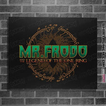 Load image into Gallery viewer, Shirts Posters / 4&quot;x6&quot; / Black Mr. Frodo
