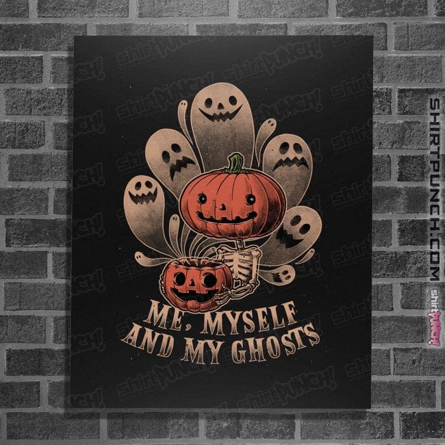 Secret_Shirts Posters / 4"x6" / Black My Ghosts