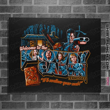 Load image into Gallery viewer, Daily_Deal_Shirts Posters / 4&quot;x6&quot; / Black Welcome To The  Knowby Cabin
