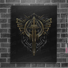 Load image into Gallery viewer, Secret_Shirts Posters / 4&quot;x6&quot; / Black The Hero Sword
