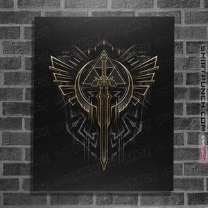 Secret_Shirts Posters / 4"x6" / Black The Hero Sword