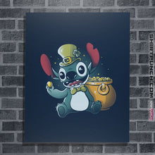 Load image into Gallery viewer, Shirts Posters / 4&quot;x6&quot; / Navy Irish Alien
