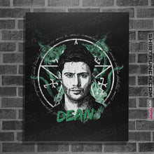 Load image into Gallery viewer, Shirts Posters / 4&quot;x6&quot; / Black Supernatural Dean
