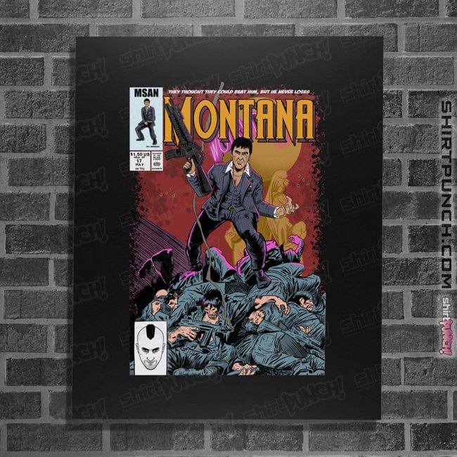 Secret_Shirts Posters / 4"x6" / Black Montana Comics.