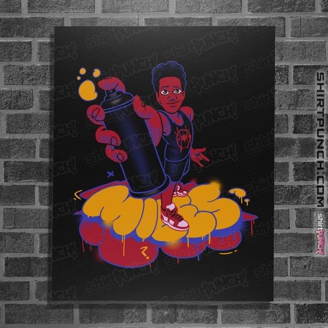 Shirts Posters / 4"x6" / Black Morales Street