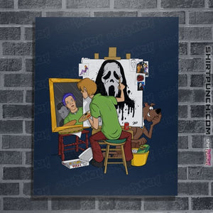 Secret_Shirts Posters / 4"x6" / Navy The Killer Punk