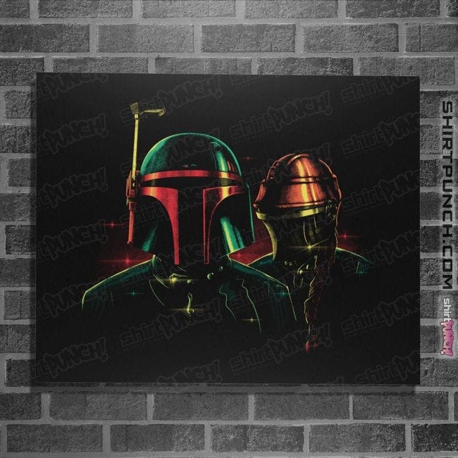 Daily_Deal_Shirts Posters / 4"x6" / Black Fett-Shand