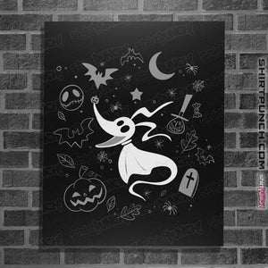 Daily_Deal_Shirts Posters / 4"x6" / Black Ghost Best Friend