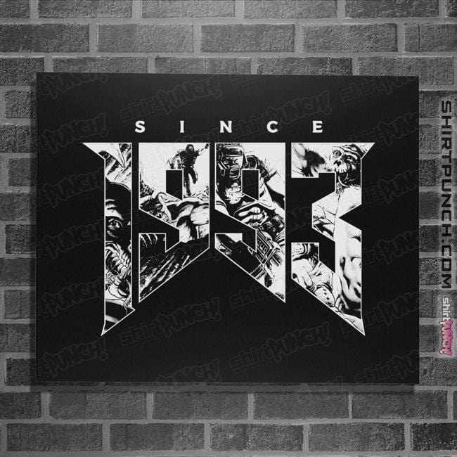 Secret_Shirts Posters / 4"x6" / Black 1993 Doom