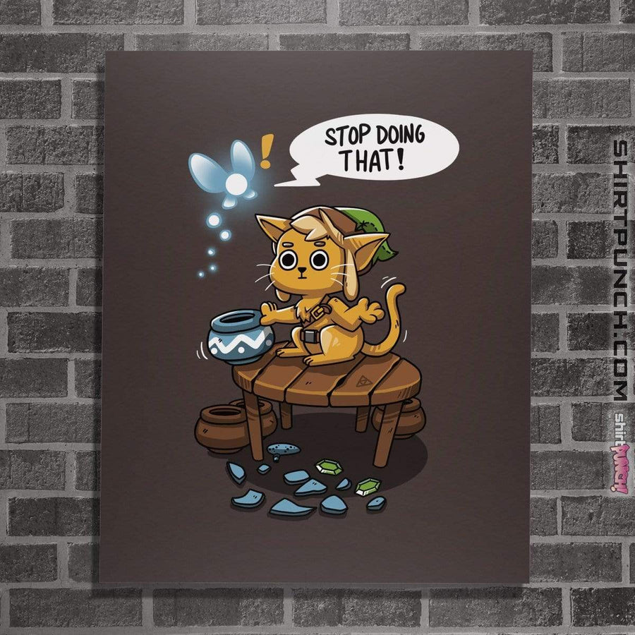 Shirts Posters / 4"x6" / Dark Chocolate Linkitty
