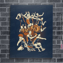 Load image into Gallery viewer, Shirts Posters / 4&quot;x6&quot; / Navy Haikyu Jam
