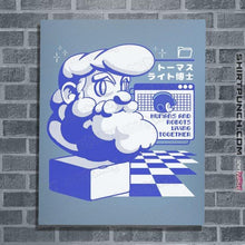 Load image into Gallery viewer, Secret_Shirts Posters / 4&quot;x6&quot; / Powder Blue Light Wave
