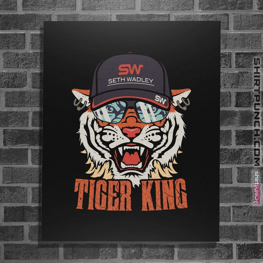 Shirts Posters / 4"x6" / Black Tiger King
