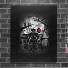 Load image into Gallery viewer, Shirts Posters / 4&quot;x6&quot; / Black Moonlight Clown
