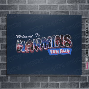 Shirts Posters / 4"x6" / Navy Hawkins Fun Fair