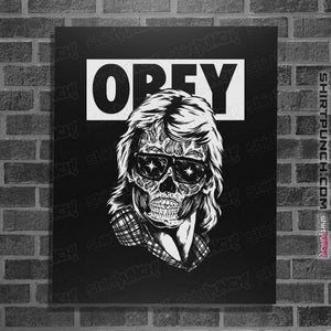 Shirts Posters / 4"x6" / Black They Obey