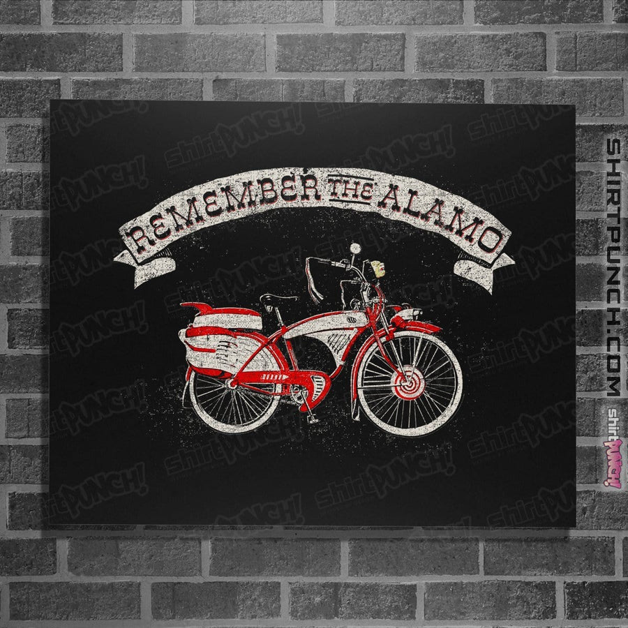 Shirts Posters / 4"x6" / Black The Alamo