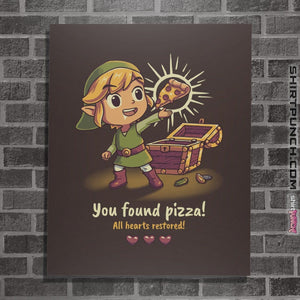 Shirts Posters / 4"x6" / Dark Chocolate Legendary PIzza