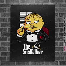 Load image into Gallery viewer, Secret_Shirts Posters / 4&quot;x6&quot; / Black The SnotFather
