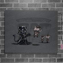 Load image into Gallery viewer, Secret_Shirts Posters / 4&quot;x6&quot; / Charcoal Cat Vader
