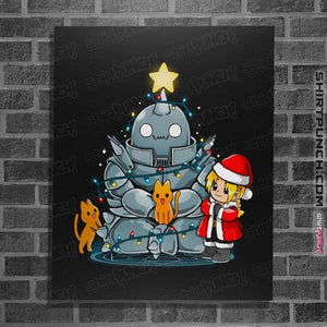 Daily_Deal_Shirts Posters / 4"x6" / Black Fullmetal Christmas