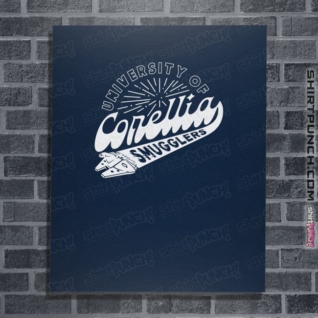 Secret_Shirts Posters / 4"x6" / Navy corellia smugglers
