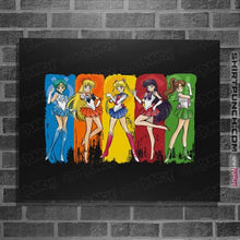 Load image into Gallery viewer, Daily_Deal_Shirts Posters / 4&quot;x6&quot; / Black The Sailor Scouts
