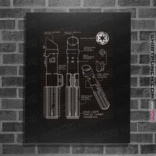 Load image into Gallery viewer, Daily_Deal_Shirts Posters / 4&quot;x6&quot; / Black Darkside Schematics

