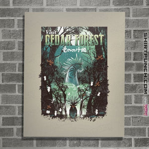 Daily_Deal_Shirts Posters / 4"x6" / Natural Visit Cedar Forest