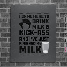 Load image into Gallery viewer, Daily_Deal_Shirts Posters / 4&quot;x6&quot; / Charcoal Drink Milk
